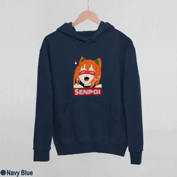 Waifu Material Senpai Girl Women's Hoodie - Image 11