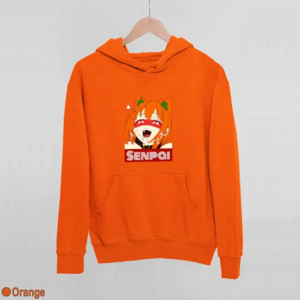 Waifu Material Senpai Girl Women's Hoodie - Image 12