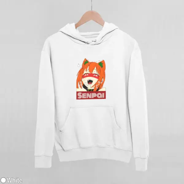 Waifu Material Senpai Girl Women's Hoodie - Image 18