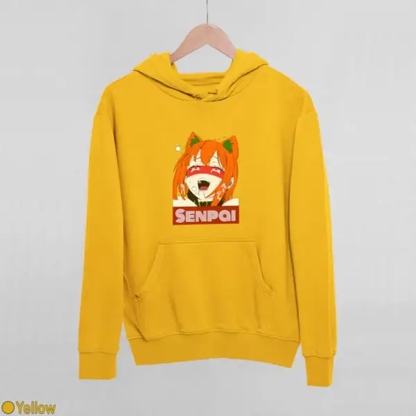 Waifu Material Senpai Girl Women's Hoodie - Image 19