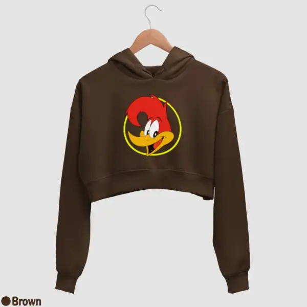 Woody Woodpecker Women's Crop Hoodie - Image 3