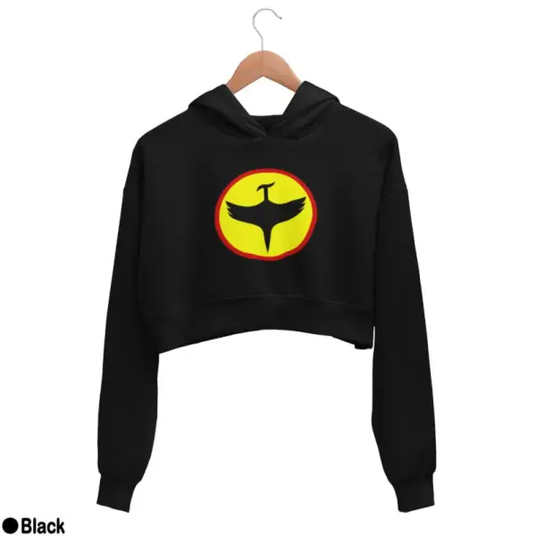 Zagor Logo Women's Crop Hoodie - Image 2