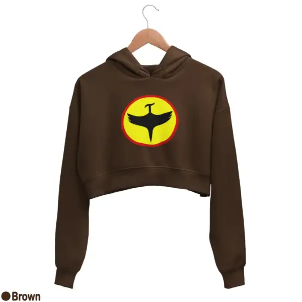 Zagor Logo Women's Crop Hoodie - Image 4