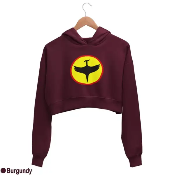 Zagor Logo Women's Crop Hoodie - Image 5