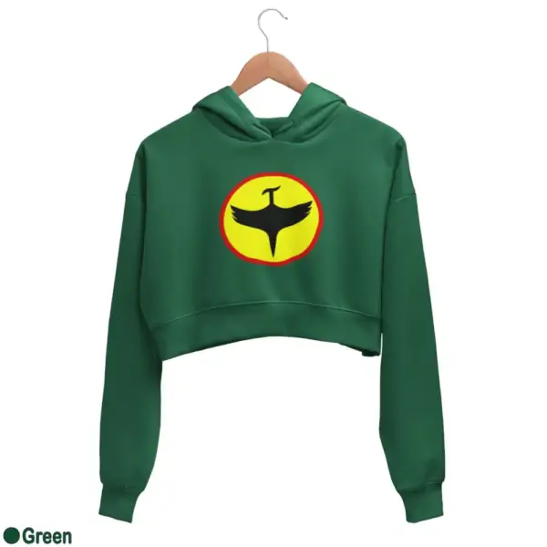 Zagor Logo Women's Crop Hoodie - Image 8