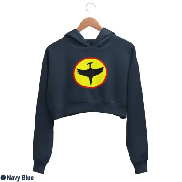 Zagor Logo Women's Crop Hoodie - Image 11