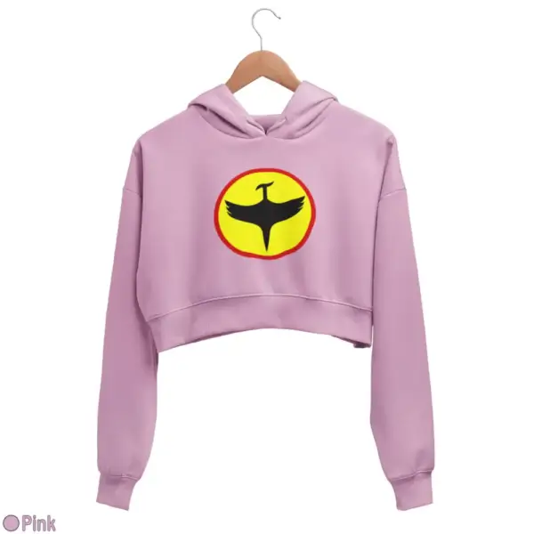 Zagor Logo Women's Crop Hoodie - Image 13