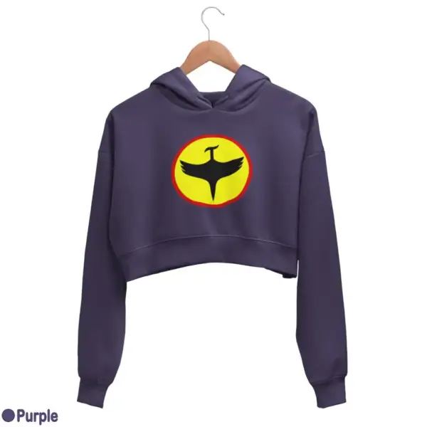 Zagor Logo Women's Crop Hoodie - Image 15