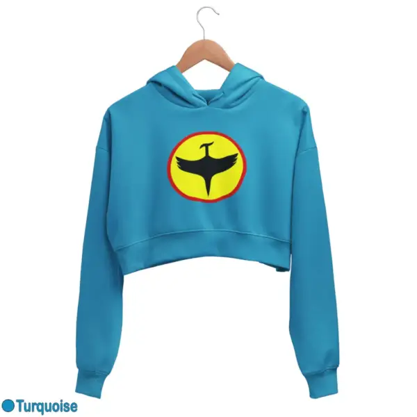 Zagor Logo Women's Crop Hoodie - Image 17